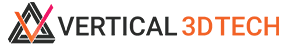 Vertical 3D Tech Logo
